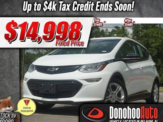 CHEVROLET BOLT EV 2020 1G1FY6S05L4146354 image